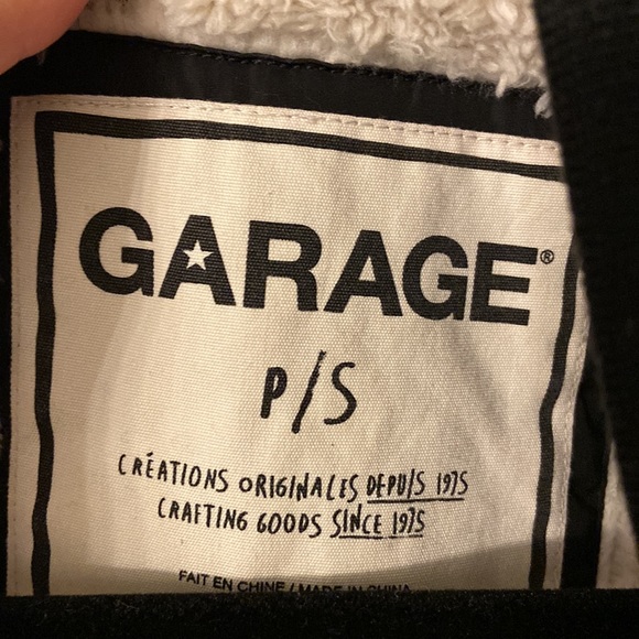 Garage Bomber Sherpa Lined Size Small - Picture 3 of 6